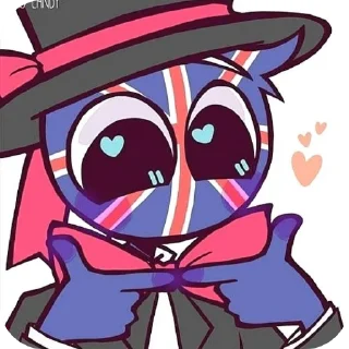 🇬🇧 emoji 👉👈 countryhuman :: @Artikon_123321 Telegram sticker 15 of 18