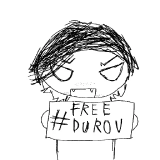 Sticker from #FREEDUROV