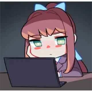 Sticker from Ddlc
