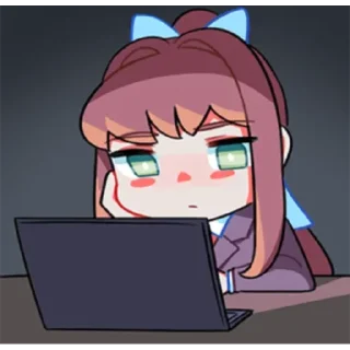 Sticker from DDLC