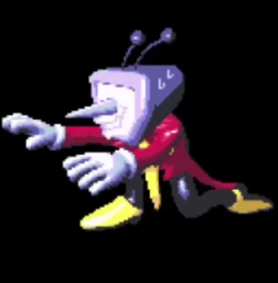 Sticker from Tenna deltarune @generalnegr