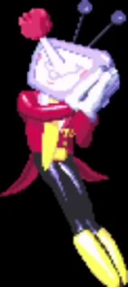 Sticker from Tenna deltarune @generalnegr