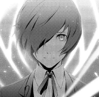 🥲 emoji Makoto Yuki/Minato Arisato Telegram sticker 5 of 76