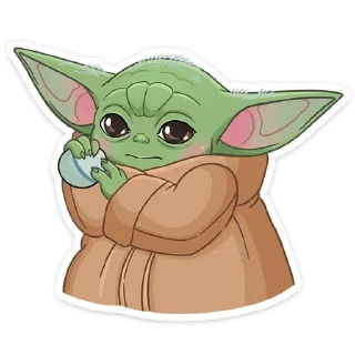 ☺️ emoji Мандалорец: Малыш (@TgSticker) Telegram sticker 4 of 28