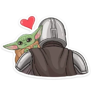 ❤️ emoji Мандалорец: Малыш (@TgSticker) Telegram sticker 23 of 28
