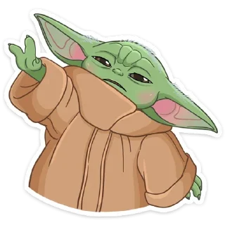 ⛔️ emoji Мандалорец: Малыш (@TgSticker) Telegram sticker 5 of 28