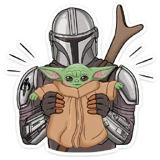👦 emoji Мандалорец: Малыш (@TgSticker) Telegram sticker 9 of 28