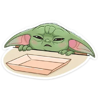☹️ emoji Мандалорец: Малыш (@TgSticker) Telegram sticker 21 of 28