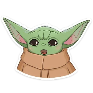 😱 emoji Мандалорец: Малыш (@TgSticker) Telegram sticker 13 of 28