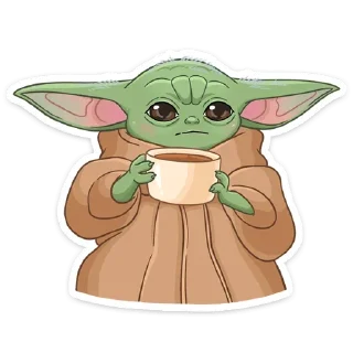 ☕️ emoji Мандалорец: Малыш (@TgSticker) Telegram sticker 24 of 28