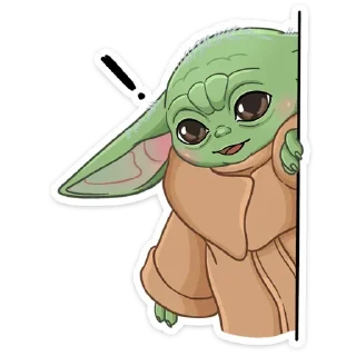 ❗️ emoji Мандалорец: Малыш (@TgSticker) Telegram sticker 3 of 28