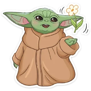 🌻 emoji Мандалорец: Малыш (@TgSticker) Telegram sticker 14 of 28
