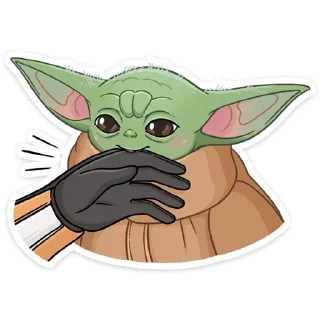 😼 emoji Мандалорец: Малыш (@TgSticker) Telegram sticker 11 of 28