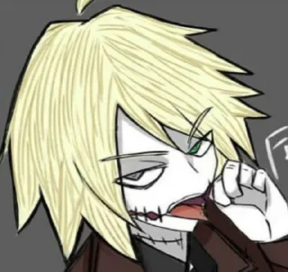 🤩 emoji Frankie @AinitiArt @TgEmodziBot Telegram sticker 16 of 74