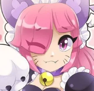 🌟 emoji Pinku Pawlette by @mescariie Telegram sticker 22 of 35