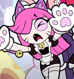 🌟 emoji Pinku Pawlette by @mescariie Telegram sticker 12 of 35