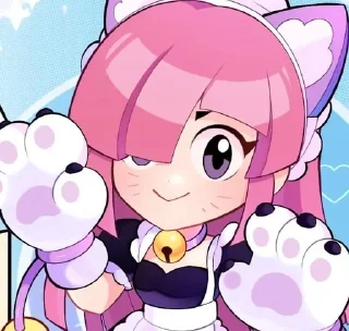 🌟 emoji Pinku Pawlette by @mescariie Telegram sticker 17 of 35