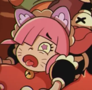 🌟 emoji Pinku Pawlette by @mescariie Telegram sticker 13 of 35