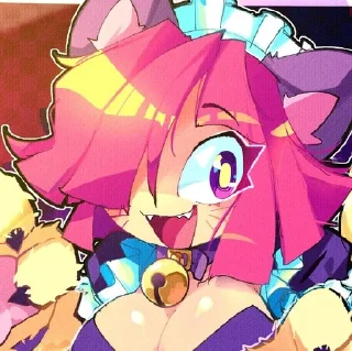 🌟 emoji Pinku Pawlette by @mescariie Telegram sticker 23 of 35