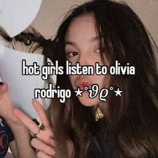 Sticker from olivia rodrigo @partygirlxcx