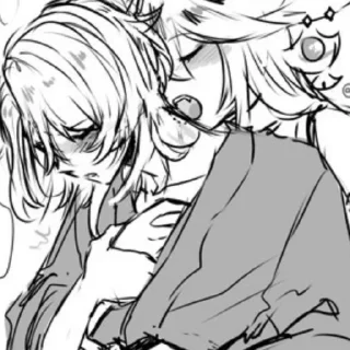 🌷 emoji Аято & Яэ Мико • @itsgensharts Telegram sticker 8 of 90