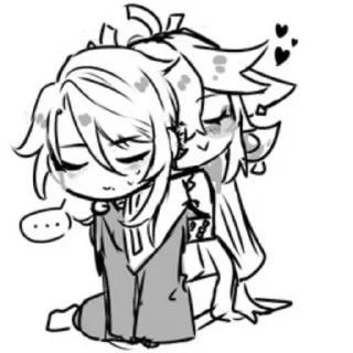 🌷 emoji Аято & Яэ Мико • @itsgensharts Telegram sticker 7 of 90