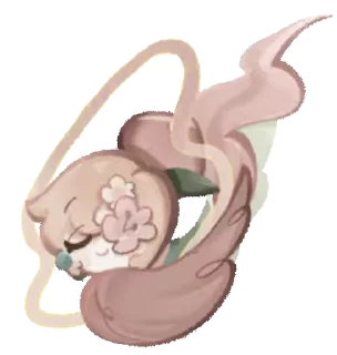 🤩 emoji Peach Blossom Cookie • @run_cookie_run Telegram sticker 17 of 63
