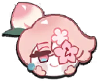 🤩 emoji Peach Blossom Cookie • @run_cookie_run Telegram sticker 1 of 63