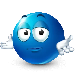 Sticker from Blue face emoji @xkysluv