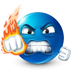 Sticker from Blue face emoji @xkysluv