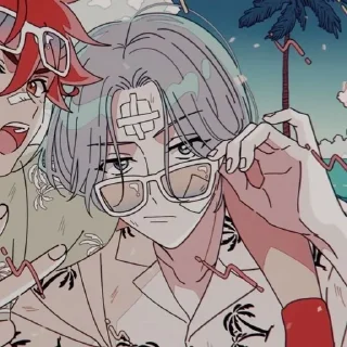 💙 emoji Реки и Ланга ❤️💙 @negri_rabotaut Telegram sticker 4 of 44