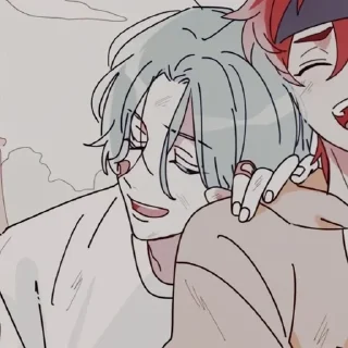 💙 emoji Реки и Ланга ❤️💙 @negri_rabotaut Telegram sticker 7 of 44