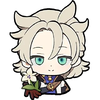 🙂 emoji genshin official chibi emotes Telegram sticker 6 of 37