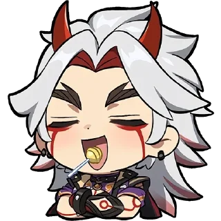 🍬 emoji genshin official chibi emotes Telegram sticker 23 of 37