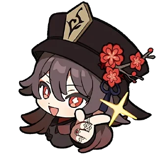 👍 emoji genshin official chibi emotes Telegram sticker 12 of 37