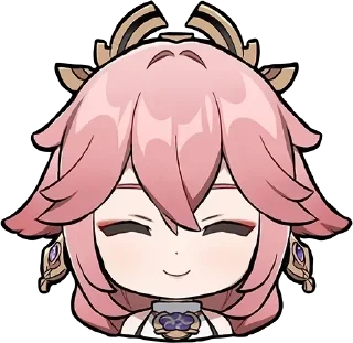 😊 emoji genshin official chibi emotes Telegram sticker 19 of 37