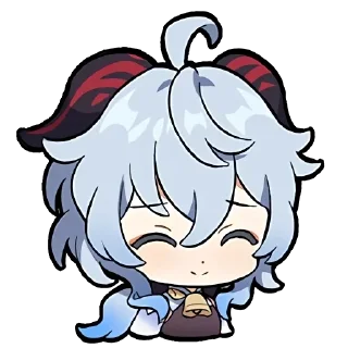 😊 emoji genshin official chibi emotes Telegram sticker 14 of 37