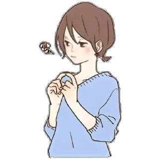 🌟 emoji ୭ৎ   @wielyxi  ໒꒱  .  girl  !!    ♡‌  𓈒 Telegram sticker 10 of 14