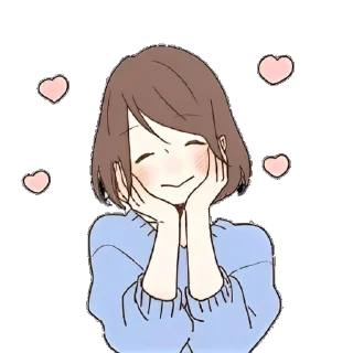 🌟 emoji ୭ৎ   @wielyxi  ໒꒱  .  girl  !!    ♡‌  𓈒 Telegram sticker 3 of 14