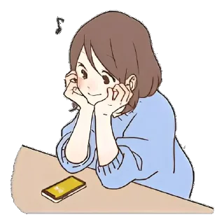 🌟 emoji ୭ৎ   @wielyxi  ໒꒱  .  girl  !!    ♡‌  𓈒 Telegram sticker 9 of 14