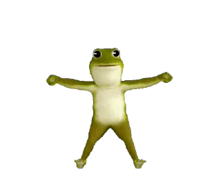 🐸 emoji Весёлая среда :: @CHIT4HSTICKERS Telegram sticker 18 of 29