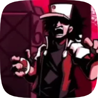😡 emoji FNF Lullaby gif @MC363 Telegram sticker 24 of 49