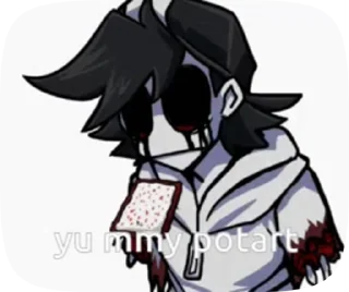 ☺️ emoji FNF Lullaby gif @MC363 Telegram sticker 16 of 49