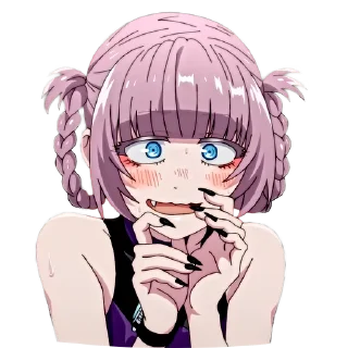 😍 emoji @spcave @fixfox Yofukashi no Uta Telegram sticker 5 of 45