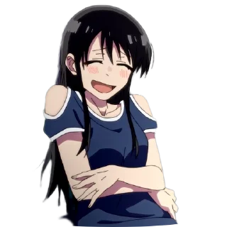 😂 emoji @spcave @fixfox Yofukashi no Uta Telegram sticker 16 of 45