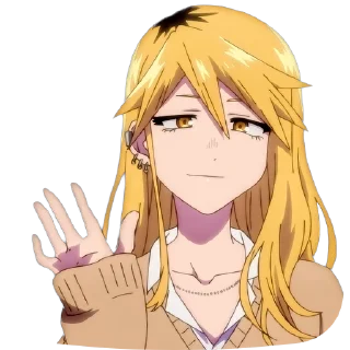👋 emoji @spcave @fixfox Yofukashi no Uta Telegram sticker 17 of 45