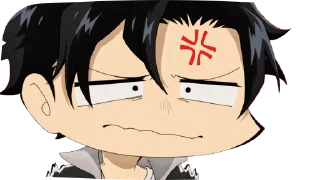 🤬 emoji @spcave @fixfox Yofukashi no Uta Telegram sticker 15 of 45