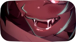 😈 emoji @spcave @fixfox Yofukashi no Uta Telegram sticker 14 of 45