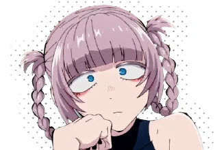🤔 emoji @spcave @fixfox Yofukashi no Uta Telegram sticker 9 of 45