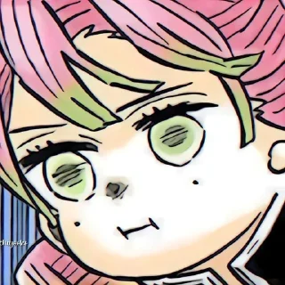 😐 emoji Мицури Канроджи @Anim_StikersU Telegram sticker 16 of 45